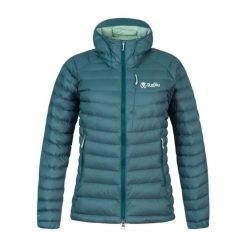 Damska kurtka z kapturem Rafiki Project. Niebieskie kurtki sportowe damskie Rafiki, bez wzorów, z puchu, z kapturem, wspinaczkowe. Za 740.50 zł.