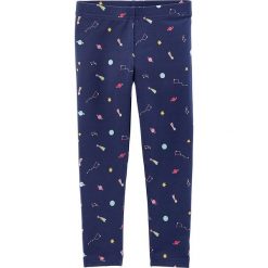 Legginsy w kolorze granatowym. Niebieskie legginsy dla dziewczynek marki Carter´s. W wyprzedaży za 27.95 zł.