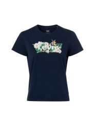 Levi's T-shirt Kobiety Bawełna niebieski|wielokolorowy, S. Niebieskie t-shirty damskie Levi's, s, bez wzorów, z bawełny, eleganckie, bez kołnierzyka. Za 149.95 zł.