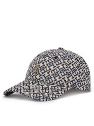 Tommy Hilfiger Czapka z daszkiem AW0AW18916 Granatowy. Niebieskie rękawiczki damskie Tommy Hilfiger, bez wzorów, z syntetyku. Za 249.99 zł.