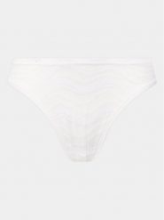 Calvin Klein Underwear Stringi 000QD3971E Biały. Białe stringi damskie Calvin Klein Underwear, l, bez wzorów, z syntetyku. Za 49.99 zł.