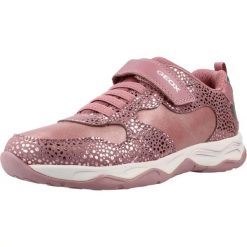 Buty GEOX J16CMA 0DHBC Rose. Czerwone obuwie sportowe damskie Geox, bez wzorów, z syntetyku, na fitness i siłownię. Za 149.99 zł.