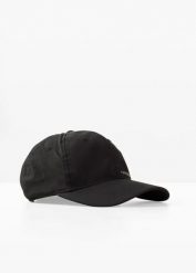 Czapka z daszkiem Skechers z logo. Czarne czapki i kapelusze damskie bonprix, bez wzorów, sportowe. Za 47.99 zł.