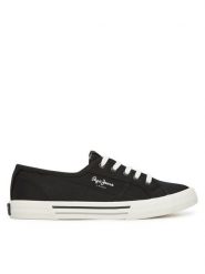 Pepe Jeans Tenisówki Brady Basic W PLS31287 Czarny. Czarne trampki i tenisówki damskie Pepe Jeans, bez wzorów, z jeansu, bez zapięcia. Za 179.99 zł.