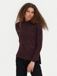 Vero Moda Sweter 10269229 Fioletowy Loose Fit. Fioletowe swetry damskie Vero Moda, s, bez wzorów, z syntetyku, bez kołnierzyka, bez ramiączek, bez kaptura. Za 159.99 zł.
