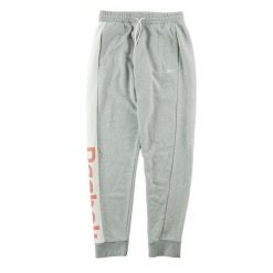 Second life - Reebok Spodnie dresowe męskie - Jak nowy. Szare spodnie sportowe męskie Reebok, l, bez wzorów, z dresówki, do biegania. Za 106.46 zł.