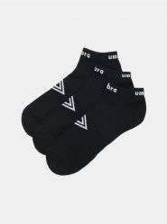 Skarpetki z nadrukiem Umbro 3 pack - czarny. Czarne skarpety męskie Sinsay, bez wzorów. Za 19.99 zł.