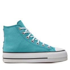 Trampki Converse. Niebieskie trampki i tenisówki damskie Converse, bez wzorów, retro, bez zapięcia. Za 309.99 zł.