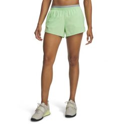 Damskie szorty Under Armour UA Vanish Woven 3in. Szare szorty sportowe damskie Under Armour, m, bez wzorów, z gumy, sportowe, na fitness i siłownię. Za 173.15 zł.