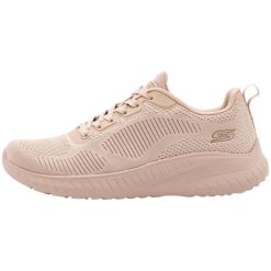 Buty damskie SKECHERS Bobs Squad Chaos Face Off. Brązowe obuwie sportowe damskie Skechers, bez wzorów, trekkingowe, Skechers Sport. Za 289.00 zł.
