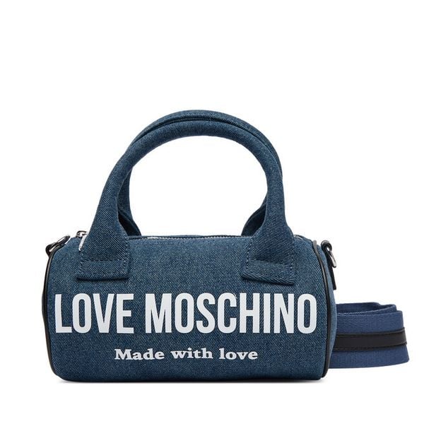 Torebka LOVE MOSCHINO. Niebieskie torebki do ręki damskie Love Moschino, bez wzorów, klasyczne, bez dodatków. Za 789.99 zł.