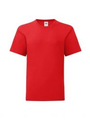 Fruit Of The Loom Iconic 150 T-shirt dla dziewczynki, 3-4 lata, czerwony. Czerwone t-shirty i topy dla dziewczynek Fruit of the Loom, bez wzorów, z bawełny, bez ramiączek. Za 123.99 zł.