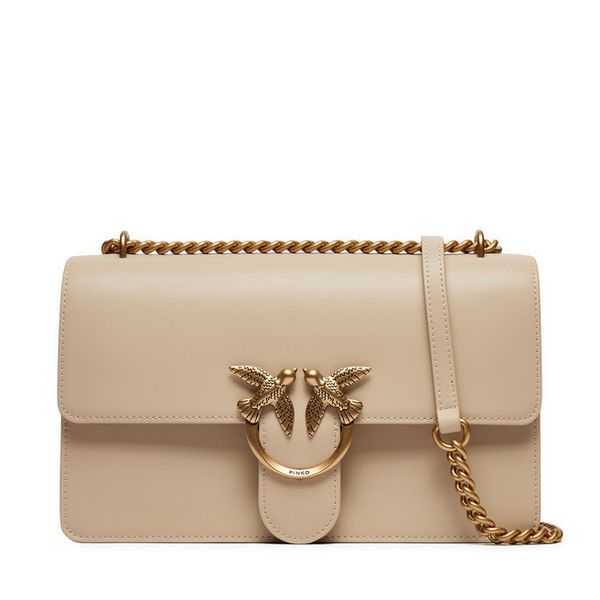 Torebka PINKO. Brązowe torebki do ręki damskie Pinko, bez wzorów, wizytowe, bez dodatków. Za 1,379.00 zł.