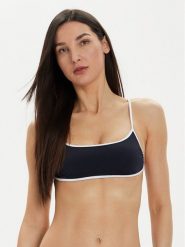 Tommy Hilfiger Góra od bikini UW0UW05238 Granatowy. Niebieskie bikini damskie Tommy Hilfiger, l, bez wzorów. Za 219.99 zł.