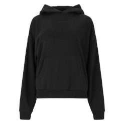 Bluza damska z kapturem Athlecia Ruthie. Czarne bluzy damskie Athlecia, bez wzorów, z bawełny, z kapturem. Za 183.00 zł.