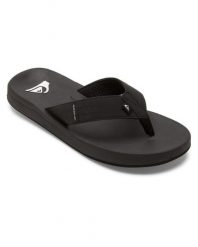 Klapki plażowe dla Mężczyzn RIVI. Czarne klapki męskie Quiksilver, z gumy. Za 157.75 zł.