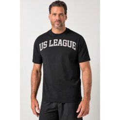 Męska T-shirt FLEXNAMIC® fitness rękaw 1/2 nadruk do roz. 7 XL. Czarne koszulki sportowe męskie JAY-PI, m, bez wzorów, z bawełny, bez kołnierzyka, bez ramiączek, na fitness i siłownię. Za 139.99 zł.