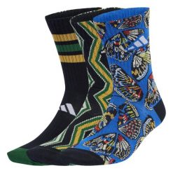 Skarpety adidas Farm 3 Pairs Per Pack Socks. Czarne obuwie sportowe damskie Adidas, bez wzorów, na fitness i siłownię. Za 89.95 zł.