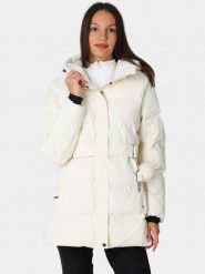Kurtka Zimowa Damska Luhta Asiala. Brązowe kurtki damskie Luhta, na zimę, m, bez wzorów, z materiału, bez kaptura. Za 999.00 zł.
