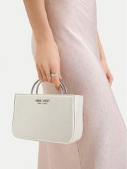 Nine West Torebka CEO-Astor Vibe-KY323-1 Écru. Białe torebki do ręki damskie Nine West, bez wzorów, z materiału, bez dodatków. Za 199.99 zł.