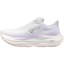 Buty do biegania damskie Mizuno Wave Sky 9. Białe obuwie sportowe damskie Mizuno, bez wzorów, do biegania, mizuno wave. Za 559.99 zł.