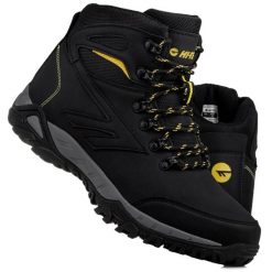 Buty męskie zimowe trekkingowe HI-TEC MEDELIN. Czarne trekkingi męskie Hi-tec, na zimę, trekkingowe. Za 258.99 zł.