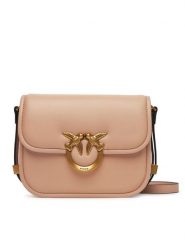 PINKO Torebka Love Box Bag Fl Mini PE 25 PLTT 104297 A26L Różowy. Czerwone listonoszki damskie Pinko, bez wzorów, ze skóry, bez dodatków. Za 749.99 zł.