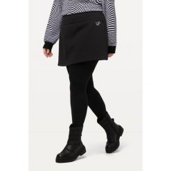 Damskie Spódnica sztuczne futerko wysoki stan elastyczny pas. Czarne spódnice damskie Ulla Popken, plus size, bez wzorów, z bawełny, z podwyższonym stanem, plus size. W wyprzedaży za 191.99 zł.