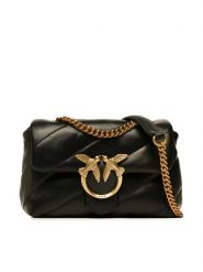 Pinko Torebka Love Mini Puff Cl PE 23 PLTT 100039 A0F2 Czarny. Czarne torebki do ręki damskie Pinko, bez wzorów, ze skóry, wizytowe, bez dodatków. Za 1,519.00 zł.
