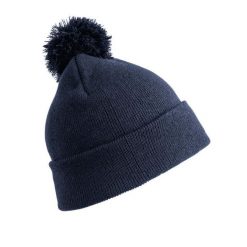 Zimowa Damska Essentials Pom Pom Beanie. Czerwone czapki i kapelusze damskie RESULT, na zimę, bez wzorów, sportowe. Za 42.99 zł.
