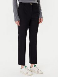 Marella Spodnie materiałowe Aletta 2523786014 Czarny Regular Fit. Czarne spodnie materiałowe damskie Marella, bez wzorów, z materiału. Za 539.99 zł.