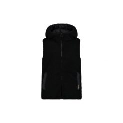 Kamizelka damska turystyczne CMP 34K2916. Czarne bluzy sportowe damskie CMP, s, bez wzorów, bez kaptura, narciarskie. Za 399.99 zł.