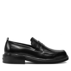Lordsy Calvin Klein. Czarne mokasyny męskie Calvin Klein. Za 849.99 zł.