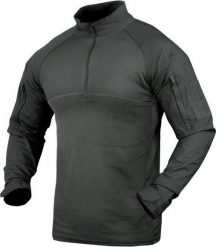 Condor Condor - Bluza Combat Shirt - Czarny. Czarne bluzy męskie CONDOR, m, bez wzorów, bez kaptura. Za 232.75 zł.