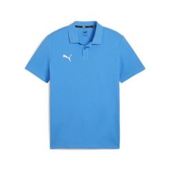 Polo Puma Teamgoal Casuals. Niebieskie koszulki polo męskie Puma, bez wzorów, sportowe, bez ramiączek. Za 179.50 zł.