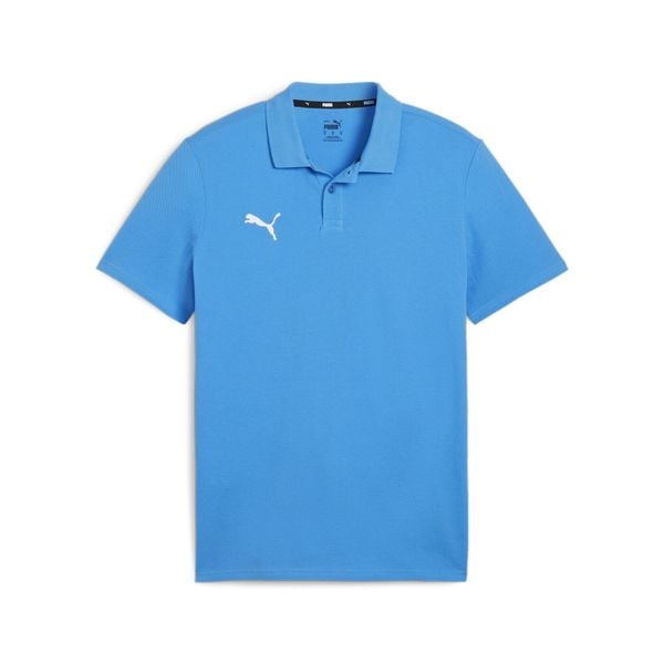 Polo Puma Teamgoal Casuals. Niebieskie koszulki polo męskie Puma, bez wzorów, sportowe, bez ramiączek. Za 179.50 zł.
