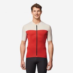 Koszulka rowerowa szosowa Van Rysel EDR 2. Brązowe buty sportowe męskie VAN RYSEL, z elastanu, bez zapięcia, rowerowe. Za 199.99 zł.