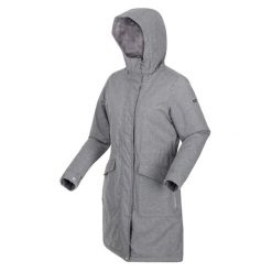Kurtka uniwersalna damska Regatta Winterparka Romine. Czarne kurtki damskie Regatta, na zimę, m, bez wzorów, z materiału, z kapturem. Za 353.00 zł.