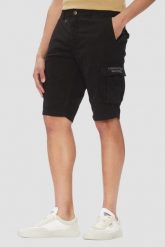 AERONAUTICA MILITARE Czarne męskie bermudy, Rozmiar S. Czarne szorty męskie Aeronautica Militare, m, bez wzorów. W wyprzedaży za 503.99 zł.