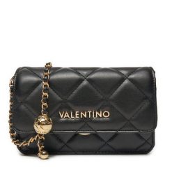 Torebka Valentino. Czarne torebki do ręki damskie Valentino, bez wzorów, bez dodatków. Za 369.99 zł.