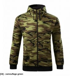 MALFINI - ADLER - Bluza męska, 300 g/m, 65 % bawełna, 35 % poliester camouflage green M. Zielone bluzy męskie Malfini, m, bez wzorów, z bawełny, bez kaptura. Za 77.73 zł.