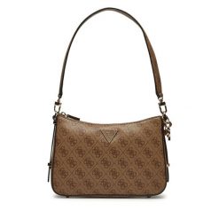 Torebka Guess. Brązowe torebki do ręki damskie Guess, z aplikacjami, klasyczne, bez dodatków. Za 399.99 zł.