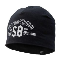 Czapka zimowa męska beanie EXTREME HOBBY 58 DIVISION. Czarne czapki i kapelusze męskie EXTREME HOBBY, na zimę, bez wzorów, z bawełny. Za 69.00 zł.