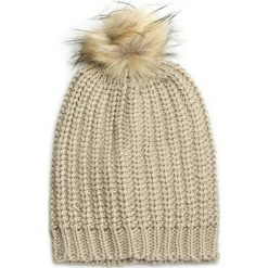 Czapka TWINSET - Cuffia AA6HGB Visone C 0390C. Brązowe czapki i kapelusze damskie Twinset, z materiału. W wyprzedaży za 199.00 zł.