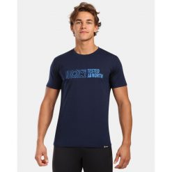 T-shirt da uomo in lana MERINO Kilpi SLOPER-M. Niebieskie t-shirty męskie Kilpi, m, bez wzorów, bez kołnierzyka. Za 215.49 zł.