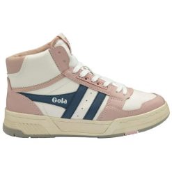 Buty damskie Gola Challenge High. Białe obuwie sportowe damskie Gola, bez wzorów, ze skóry. Za 553.00 zł.