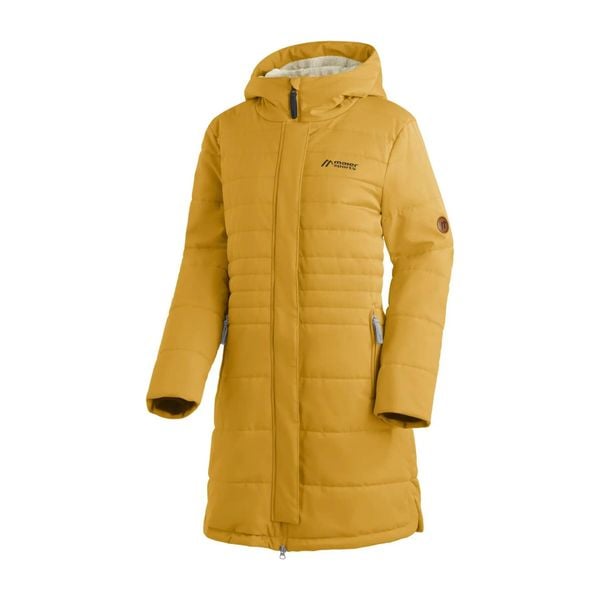 Płaszcz damski Maier Sports Laerke 2.0. Brązowe płaszcze damskie Maier Sports, na zimę, bez wzorów, z puchu, eleganckie, bez kaptura. Za 1,233.50 zł.