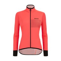 Kurtka rowerowa damska Santini Guard Nimbus. Czarne kurtki damskie SANTINI, m, bez wzorów, bez kaptura. Za 349.99 zł.