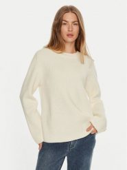 MICHAEL Michael Kors Sweter MF460YPF2G Écru Relaxed Fit. Swetry damskie MICHAEL Michael Kors, xl, bez wzorów, z wełny, bez kołnierzyka, bez ramiączek, bez kaptura. Za 1,299.00 zł.