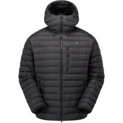 Kurtka puchowa męska Mountain Equipment Earthrise Hooded Jacket. Czarne kurtki męskie MOUNTAIN EQUIPMENT, m, bez wzorów, z materiału, bez kaptura, narciarskie. Za 1,041.25 zł.